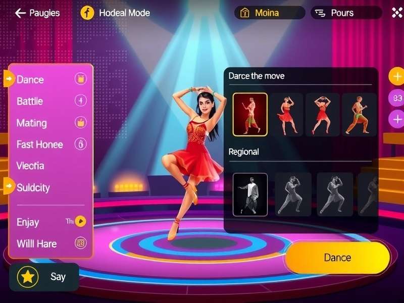 Dil Se Dance Phenom dance battle mode interface